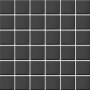 Mosaïque Classic / Techno Black mat 12 po x 12 po
