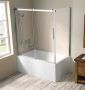 Hydria-R Porte Hydria 2 Côtés Pour Bain 60 po x 31 po noire