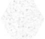 Mosaïque Inspire Blanc satiné 8 po x 9.6 po