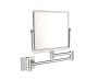 6 po x 6 po Square montage muraled Mirror Mirror KCM-SQ-6 chrome poli