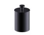 Large Size Bathroom Vanity Countertop Canister OSLO KCT-RD-T-L noir mat