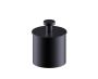 Small Size Bathroom Vanity Countertop Canister OSLO KCT-RD-T-S noir mat
