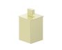 Large Size Bathroom Vanity Countertop Canister BERLIN KCT-SQ-L laiton brossé