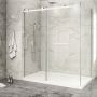 Porte de douche 72 po x Piazza 2.0 32 po en coin blanc mat fermeture sur mur mur à gauche porte à gauche