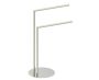Round double Towel Rail autoportant KFS-RD-DTR nickel poli