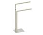 porte-serviettes double carré autoportant KFS-SQ-DTR nickel poli