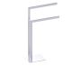 porte-serviettes double carré autoportant KFS-SQ-DTR chrome poli