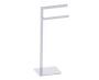 porte-serviettes double carré autoportant KFS-SQ-DTR1 chrome poli