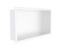 niche de douche en saillie 12 po x 24 po Horizontal Niches de douche KSN-BE1224 blanc mat