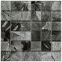 Mosaïque Leaf Argent poli 12 po x 12 po
