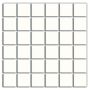Mosaïque Matt Blanc mat 12 po x 12 po