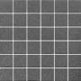 Mosaïque Plain / Techno Charcoal Granite mat 12 po x 12 po