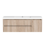 Meuble-lavabo Porto 60" chêne blanc