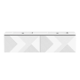 Meuble-lavabo Omaha 71" Blanc mat