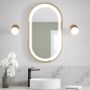 Miroir à éclairage Del pour salle de bains Effect 22 po