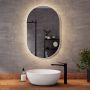 Miroir à éclairage Del pour salle de bain Eclipse 20 po