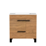 Meuble vanité Lima 32" Iron wood
