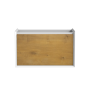 Meuble vanité Dakar 36" Blanc mat et Chêne naturel