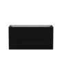Meuble vanité Lake 40" Noir laqué