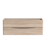 Meuble vanité double Fiori 48" Chêne blanc