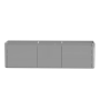 Meuble vanité Luna 71" Gris laqué