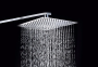 Tête de pluie carrée O-WET-SQ1212-BK 12 po noir mat