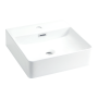 Vasque O B16 blanc mat en porcelaine vitrifiée