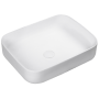 Vasque O B44 blanc mat en porcelaine vitrifiée
