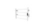 Chauffe-serviettes Malte IV en acier inoxydable blanc mat