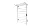 Chauffe-serviettes Symphony IV en acier inoxydable blanc mat