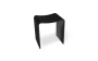 Banc de douche Europa ll noir mat