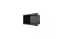Niche de douche Aso II en acrylique noir mat