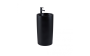 Lavabo piédestal Costa ll noir mat