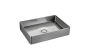 Lavabo vasque Aldan l 19 5/8 po en acier inoxydable