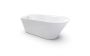Baignoire autoportante Lys 67 1 place en acrylique blanc lustré