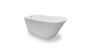 Baignoire autoportante Lys 59 en acrylique blanc lustré