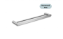 Porte-serviettes murale double 23 po Nano Nova en acier inoxydable