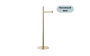 Porte-papier de toilette sur pied Ilma en acier inoxydable
