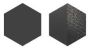 Carreau de porcelaine Opal Noir mat 11 po x 13 po