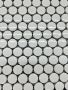Mosaïque Perle Blanc poli ﻿ 12 po x 12 po