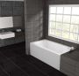 Baignoire alcôve Pure 603016 6030 Drain Gauche blanc. 16 po Découpe Linéair
