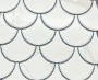 Mosaïque Scale Carrara 10.2 po x 8.75 po