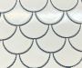 Mosaïque Scale Blanc 10.2 po x 8.75 po
