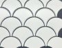 Mosaïque Scale Blanc Mat 10.2 po x 8.75 po