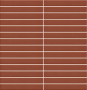 Mosaïque Stick Rusty Red mat 11.25 po x 11.75 po