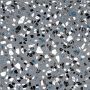 Carreau de porcelaine Terrazzo Graphite mat 8 po x 8 po