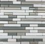 Mosaïque White Cloud Blanc 12 po x 12 po