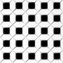 Mosaïque Baguette Cassettone Snow poli 12 po x 12 po