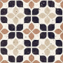 Carreau Frammenti Terracotta Fiore mat 8 po x 8 po