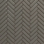 Mosaïque Herringbone Brown lustré 12 po x 12 po